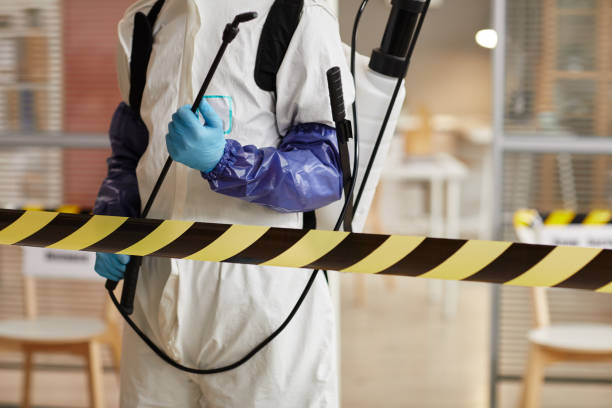 Professional Biohazard technician working in Long Barn, CA